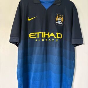 Nike Manchester City Blue Soccer Jersey